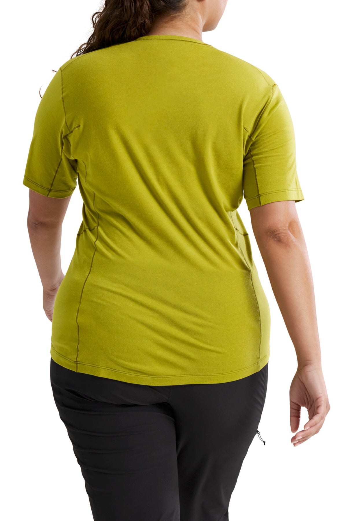 T-shirt Satoro SL en laine mélangée - Olive Moss