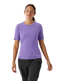 T-shirt à manches courtes Satoro SL en laine - Aster