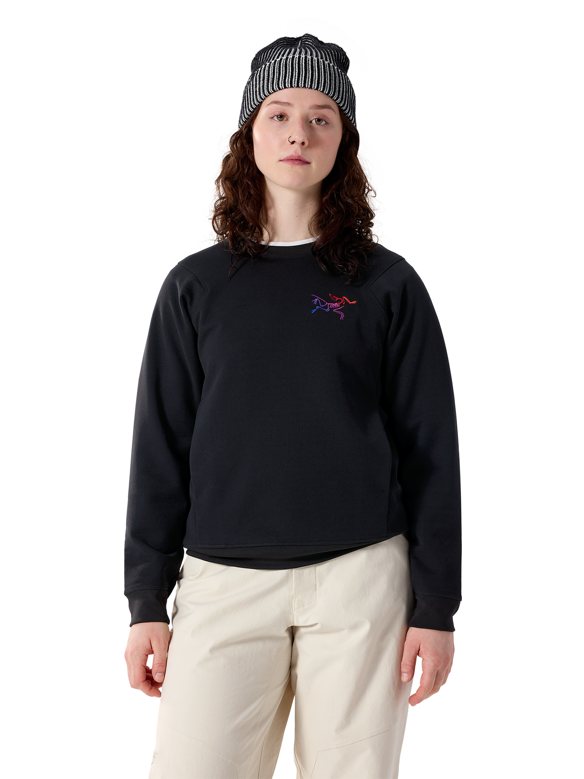 Pull unisexe Aestas - Black & Multicolor