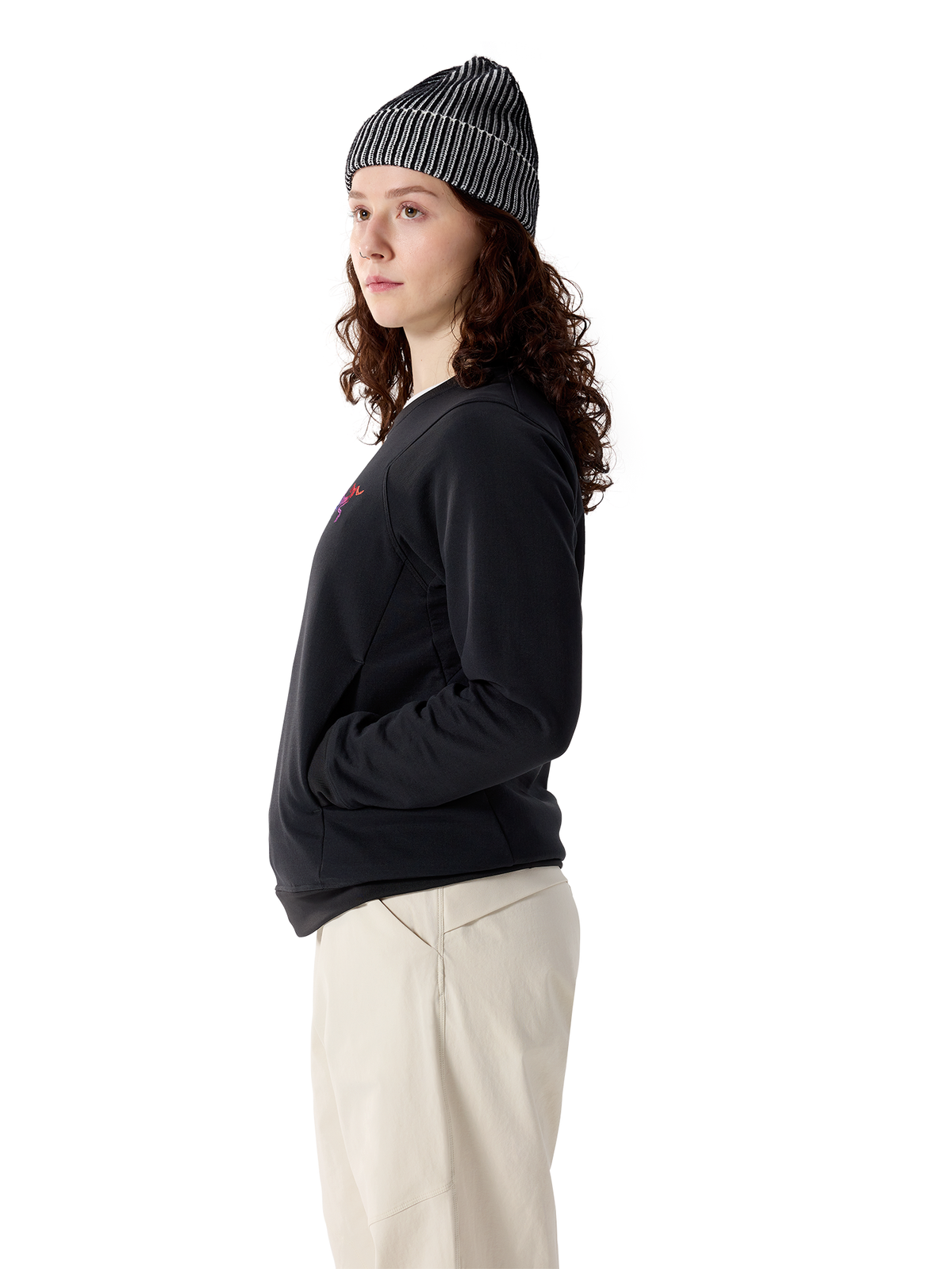 Pull unisexe Aestas - Black & Multicolor