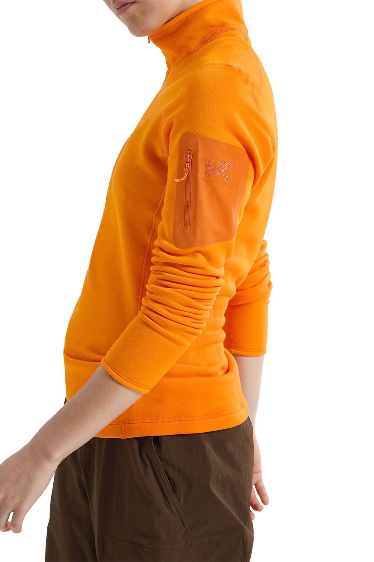 T-shirt thermique à col zippé Kyanite - Blaze