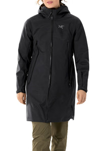Manteau à capuche Beta - Black
