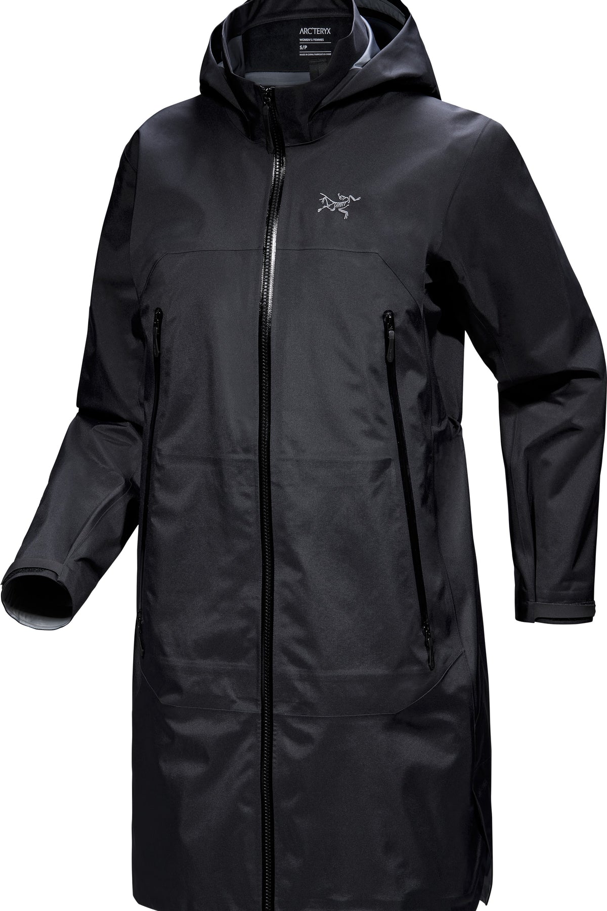 Manteau à capuche Beta - Black