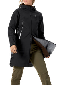Manteau à capuche Beta - Black