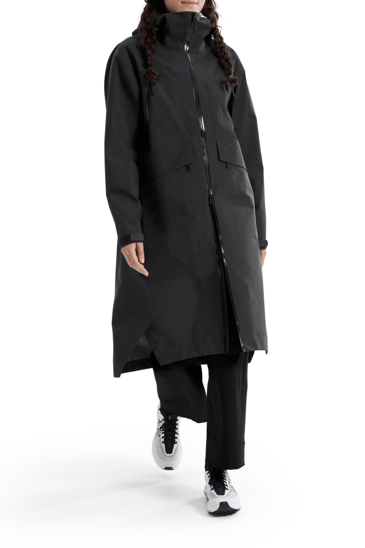 Manteau long unisexe Liatris - Black