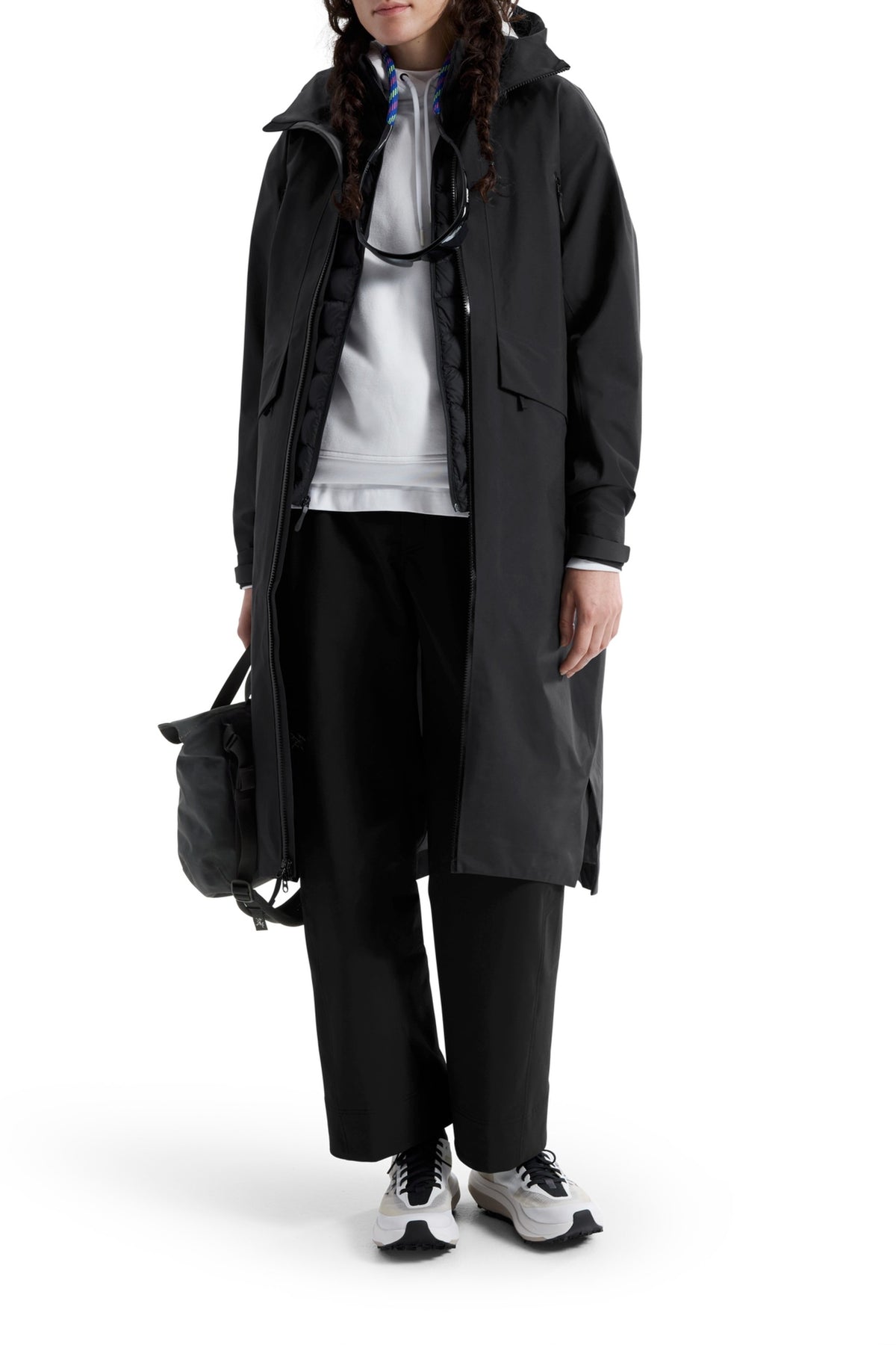 Manteau long unisexe Liatris - Black