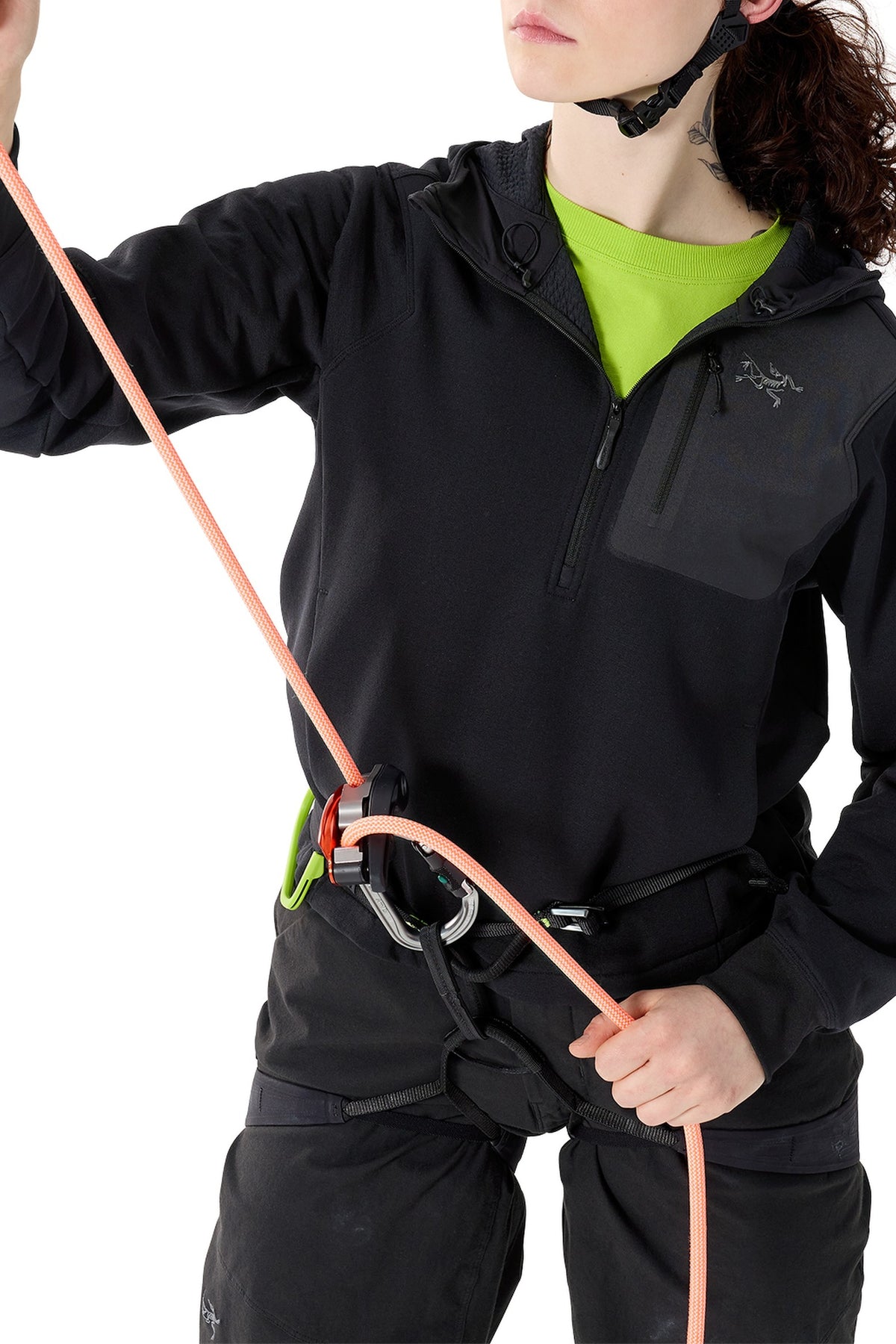 Veste à capuche unisexe Aestas - Black
