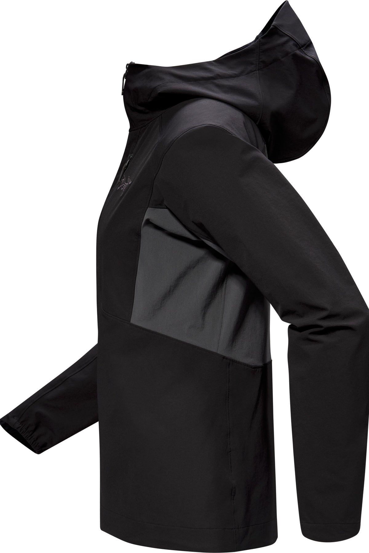 Psiphon Hooded Jacket - Black & Graphite