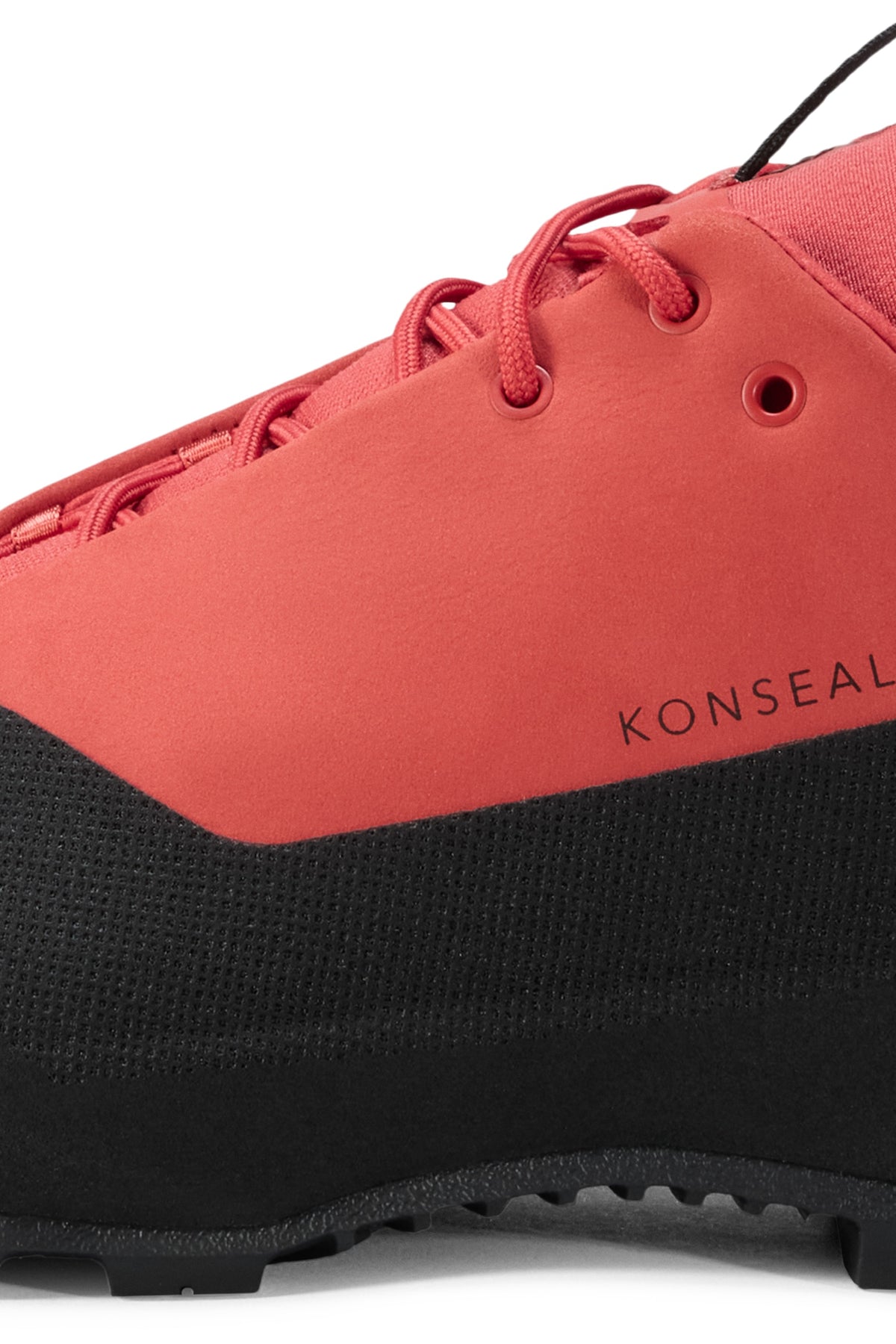 Konseal suede trainers - Stone Red & Black