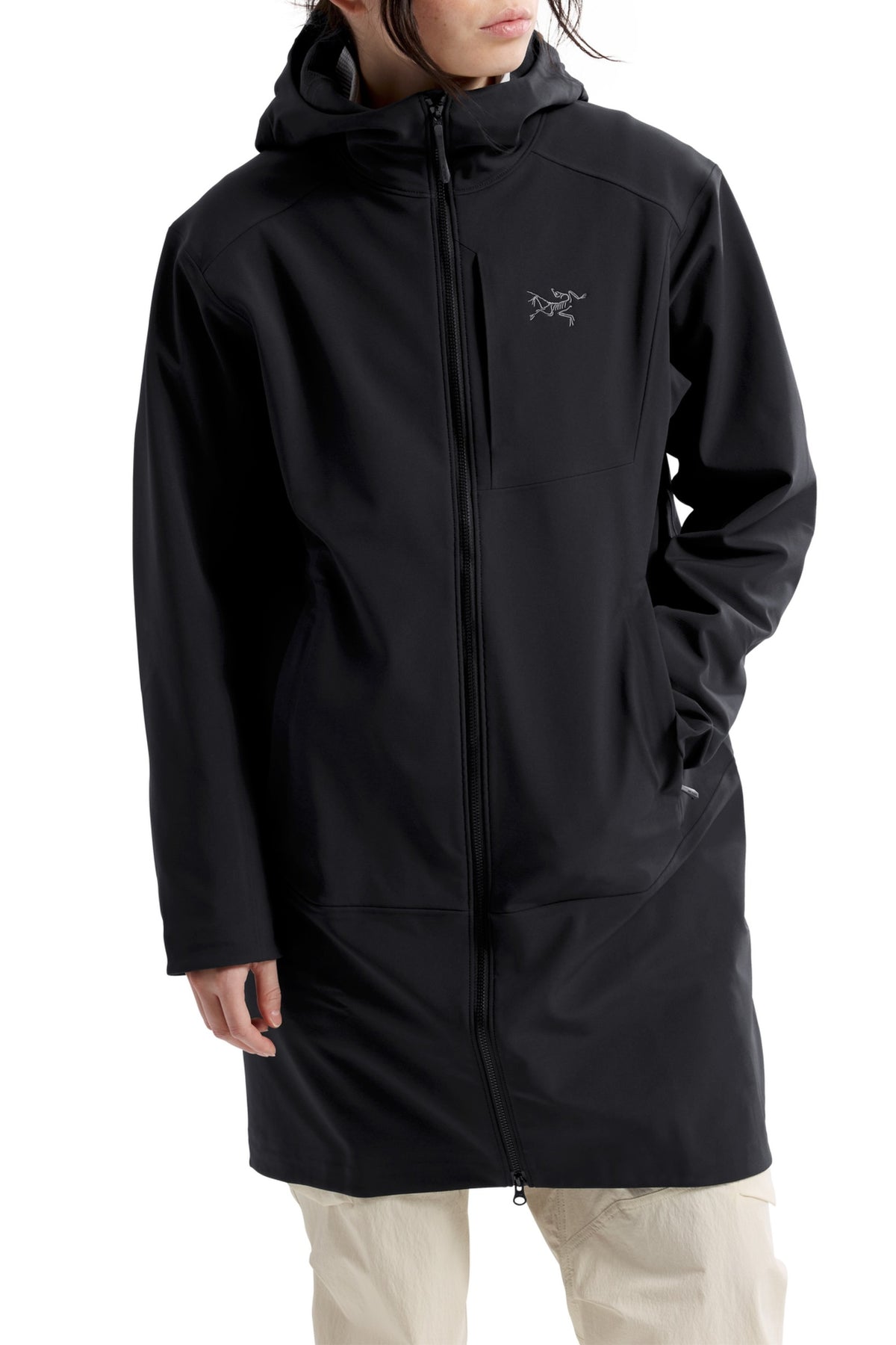 Manteau à capuche Gamma MX - Black