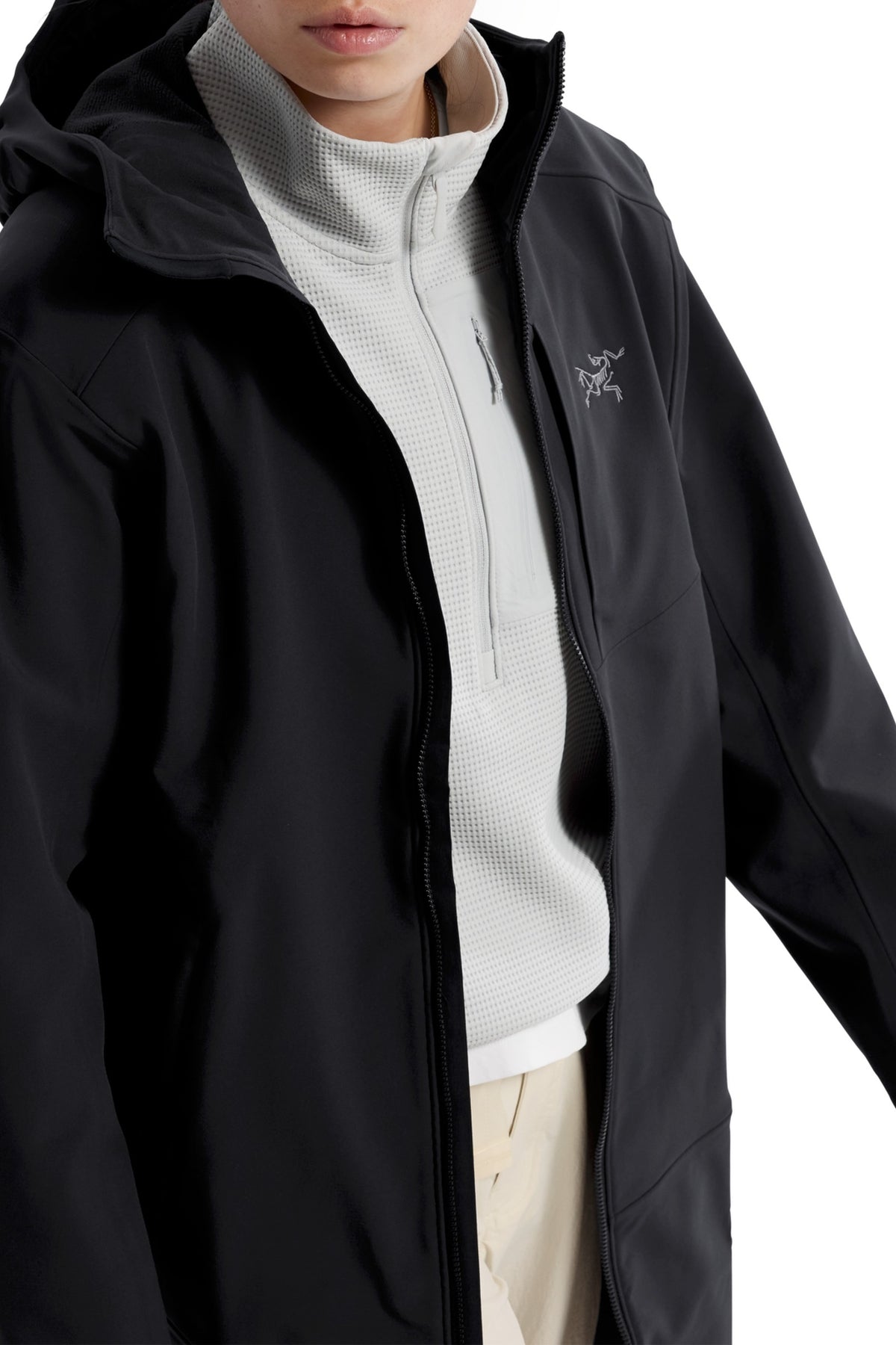 Manteau à capuche Gamma MX - Black