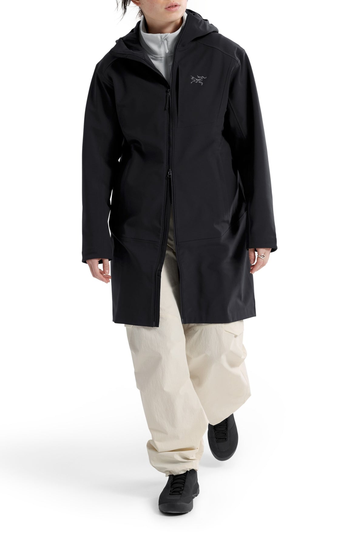 Manteau à capuche Gamma MX - Black