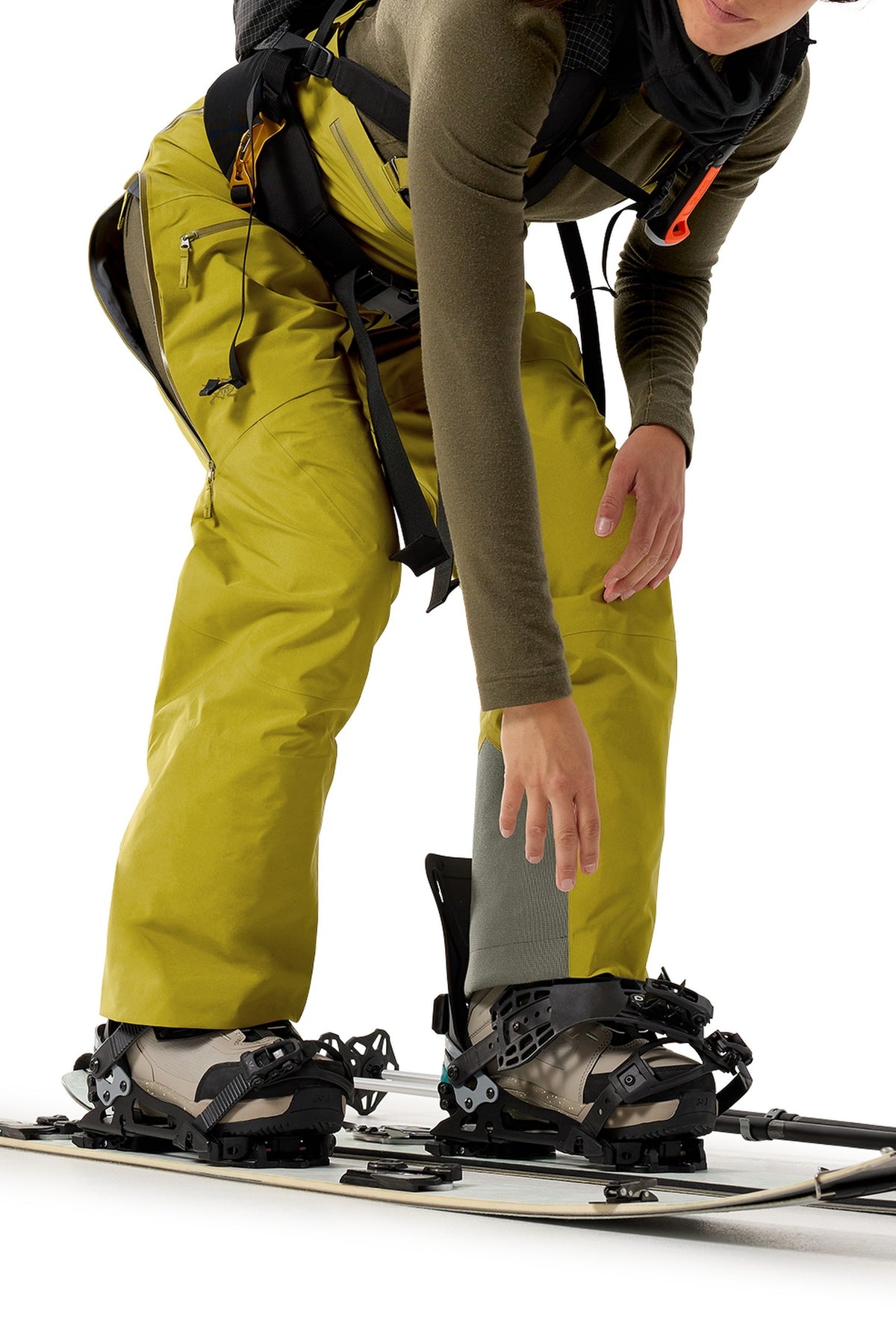 Pantalon de ski à bretelles Rush - Olive Moss
