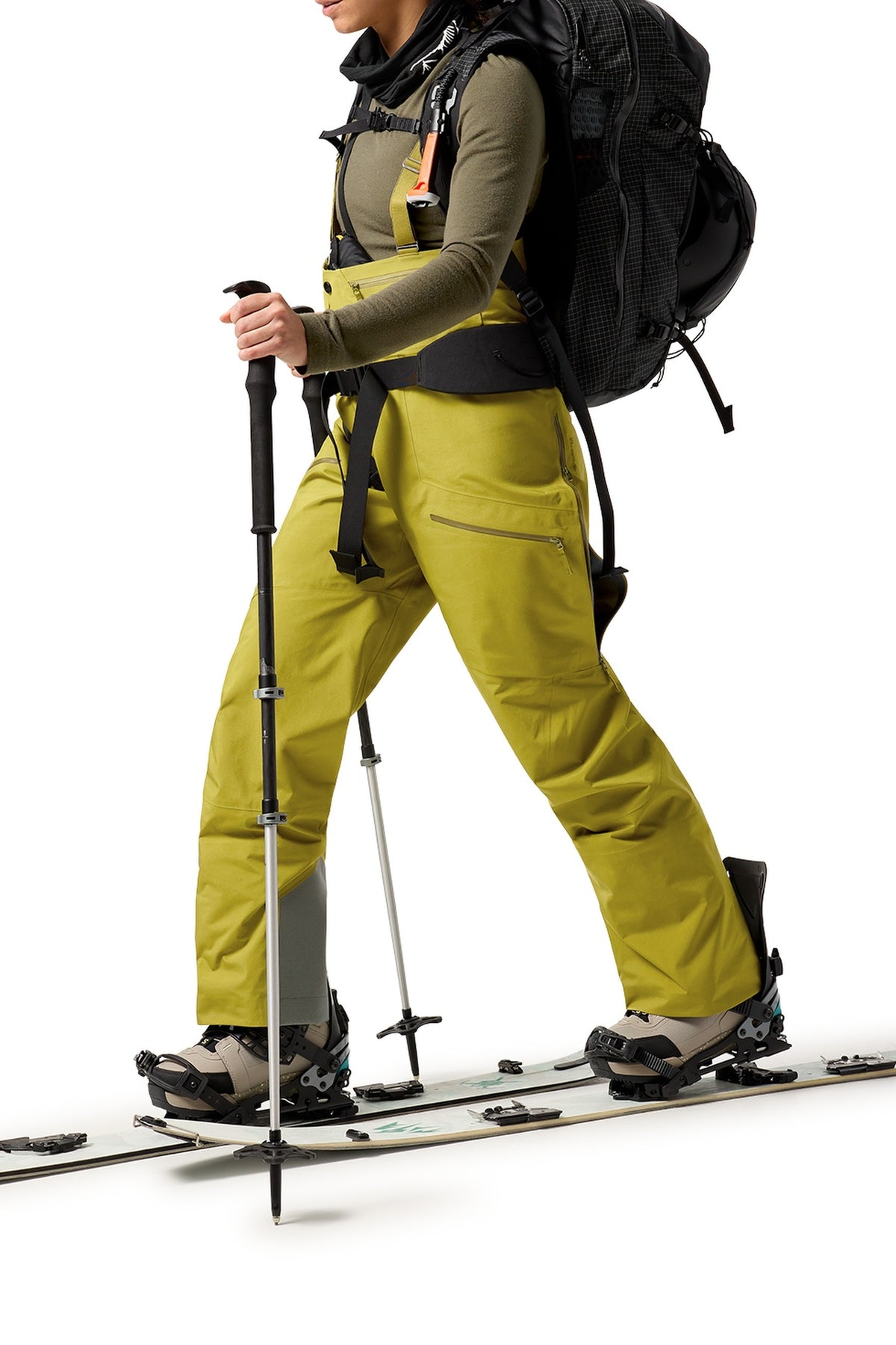 Pantalon de ski à bretelles Rush - Olive Moss