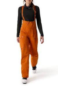 Pantalon de ski à bretelles Rush - Copper Sky & Blaze