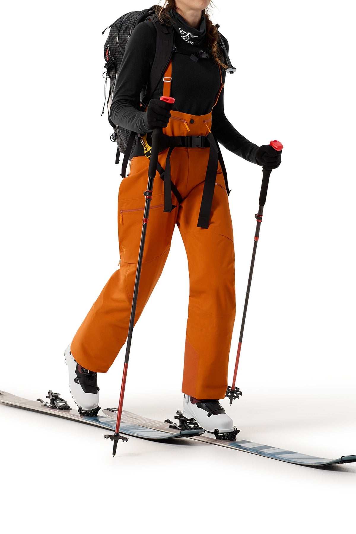 Pantalon de ski à bretelles Rush - Copper Sky & Blaze