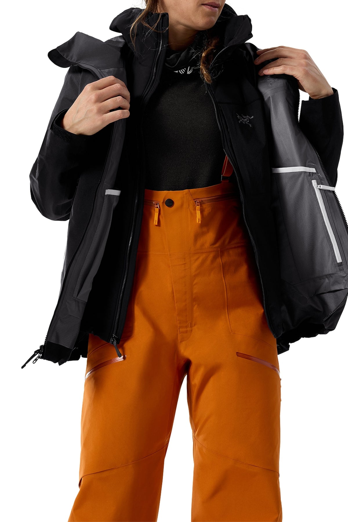 Pantalon de ski à bretelles Rush - Copper Sky & Blaze