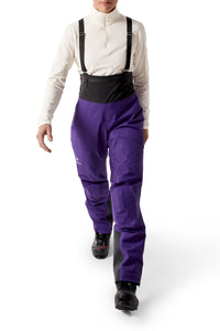 Pantalon de ski à bretelles Alpha SV - Azalea & Black