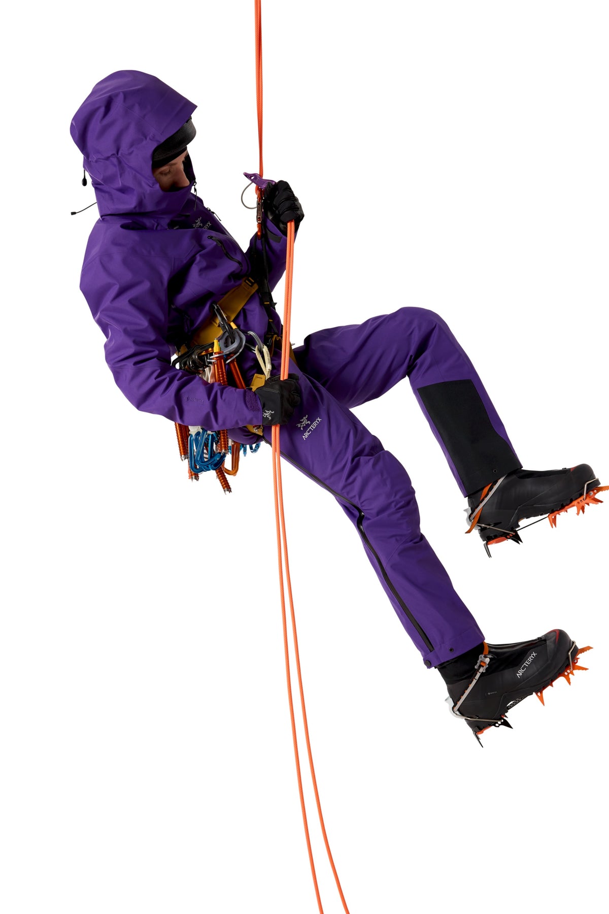 Pantalon de ski à bretelles Alpha SV - Azalea & Black