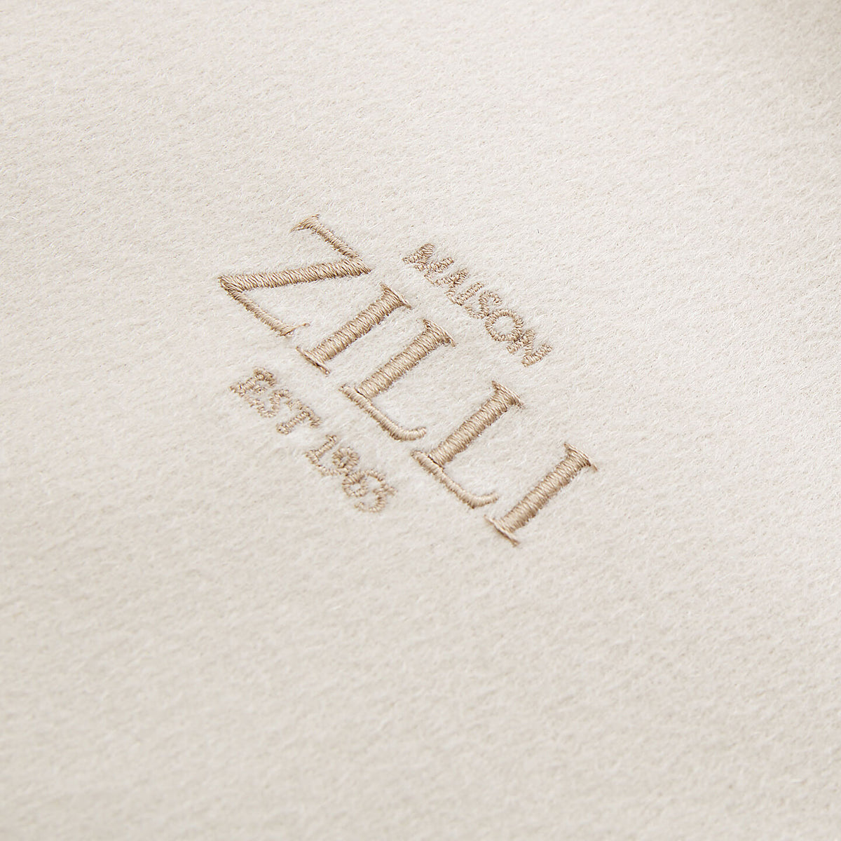 Bomber bi-matière à logo - Pale Fawn