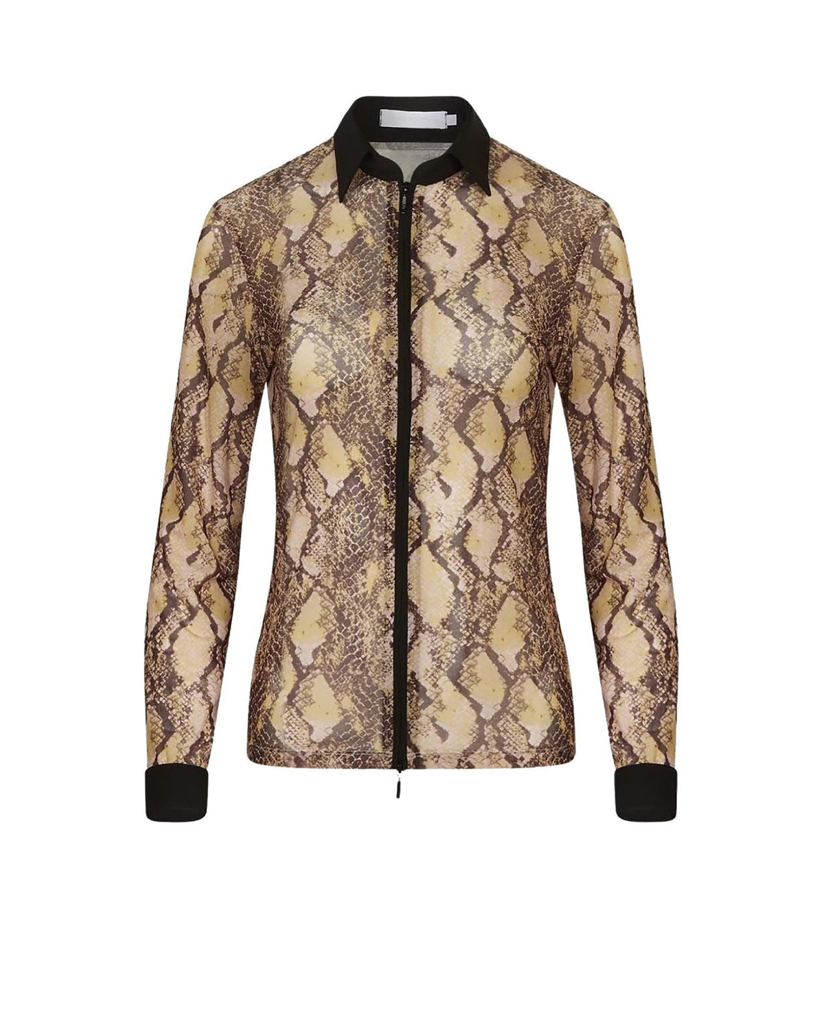 Chemise Ardeur à zip - Chocolate
