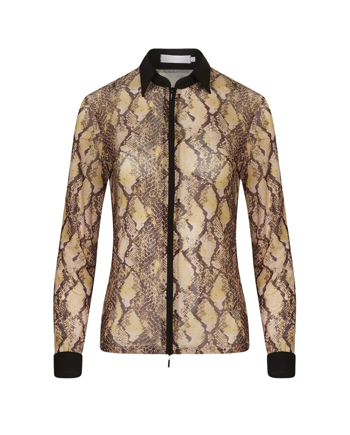 Chemise Ardeur à zip - Chocolate
