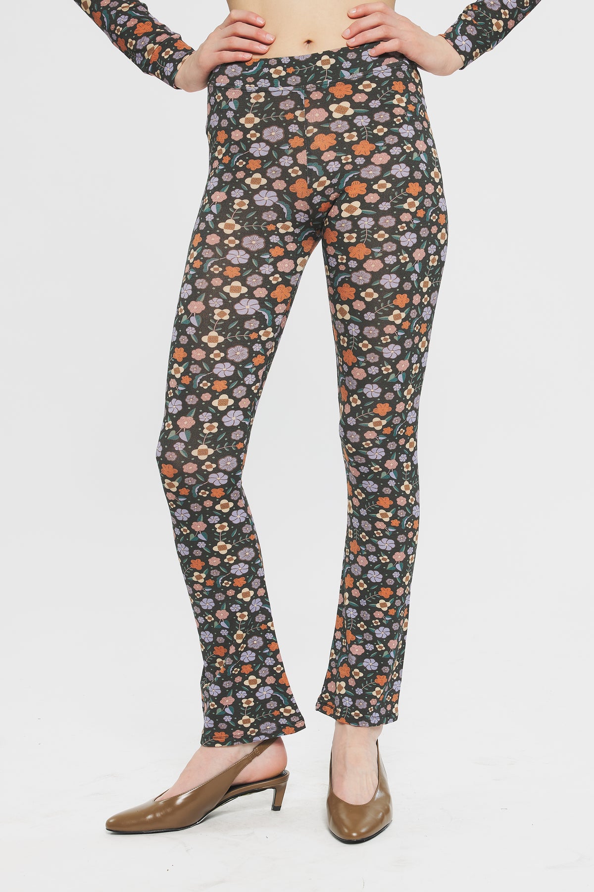 Pantalon imprimé Aria - Black