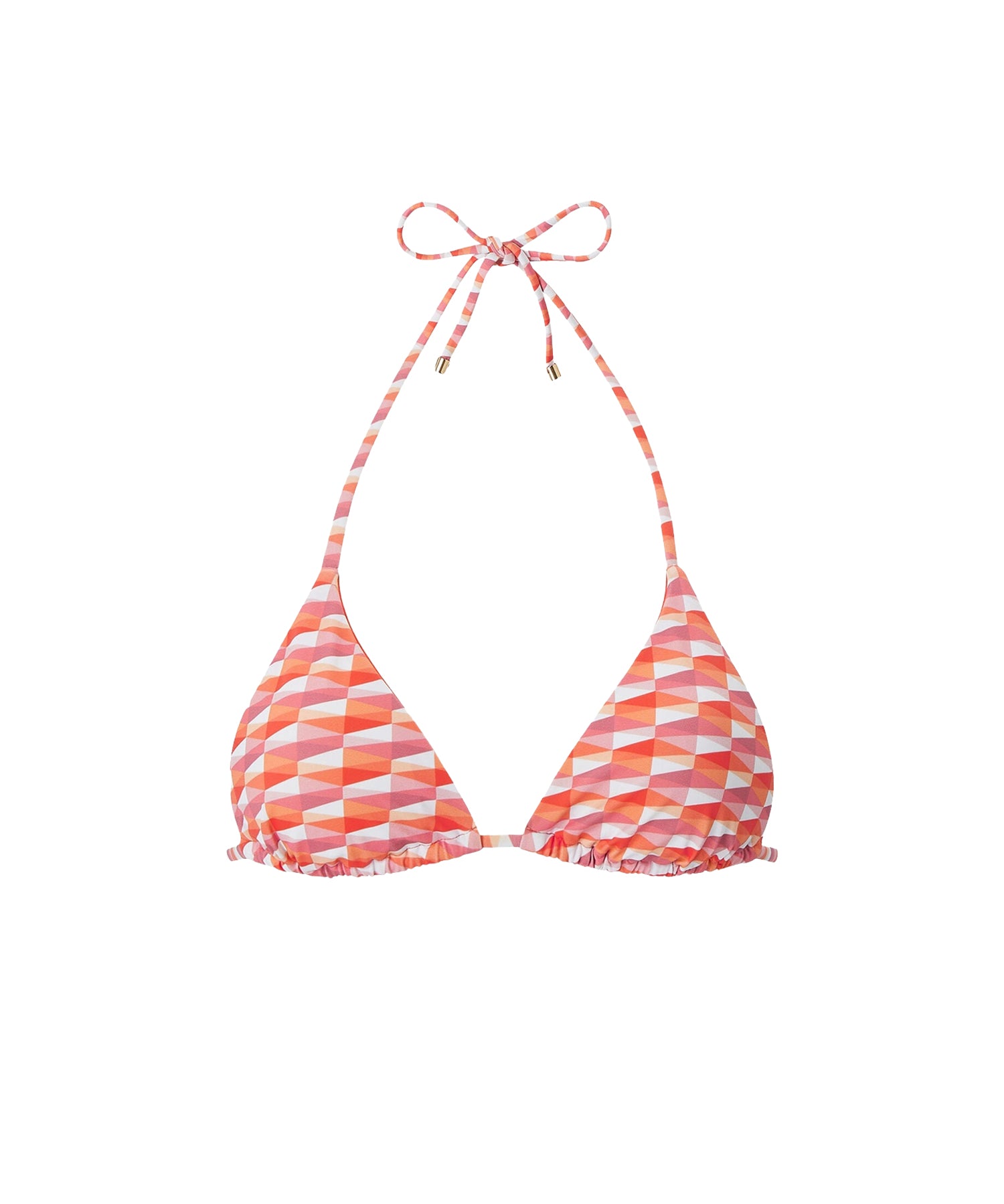 Haut de bikini de bain Ariah à imprimé - Paprika & Candy Pink