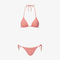 Haut de bikini de bain Ariah à imprimé - Paprika & Candy Pink