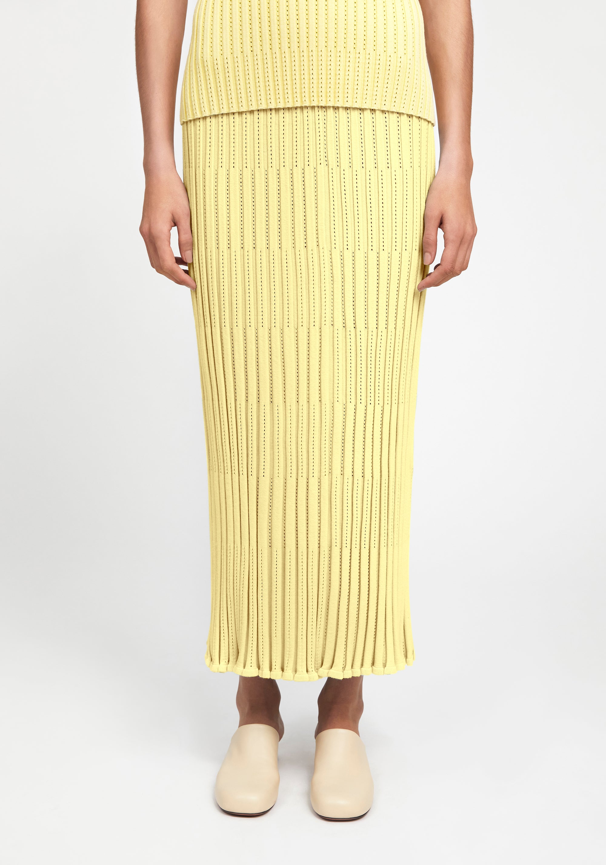 Jupe longue Aria - Yellow