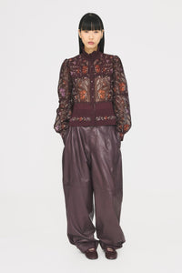 Blouse Arima - Burgundy