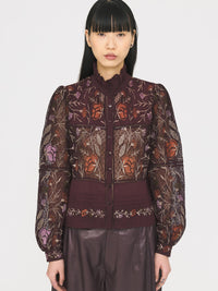 Blouse Arima - Burgundy