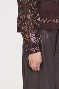 Blouse Arima - Burgundy