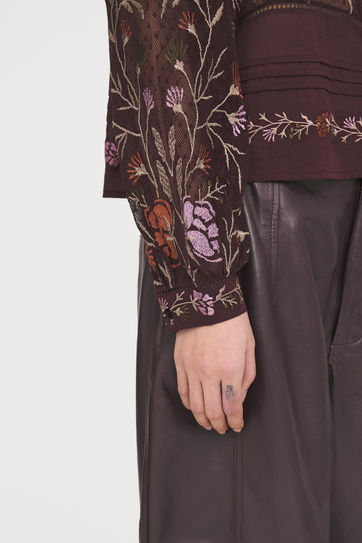 Blouse Arima - Burgundy