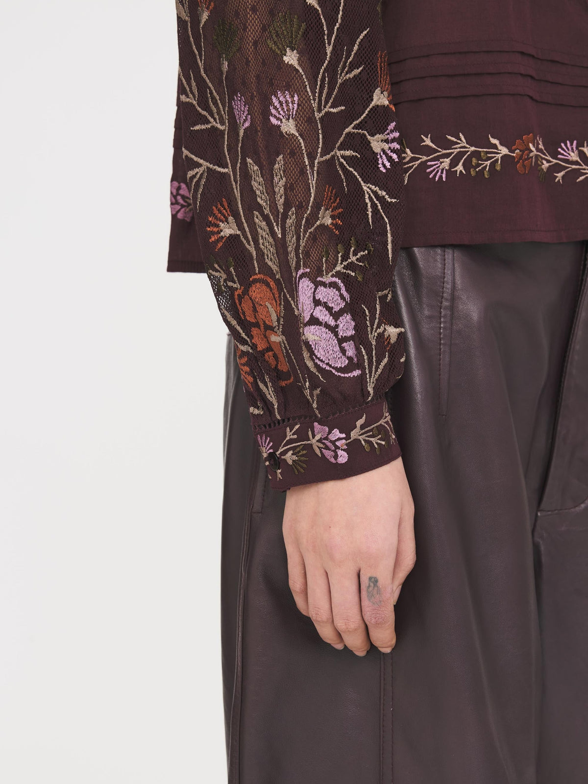 Blouse Arima - Burgundy