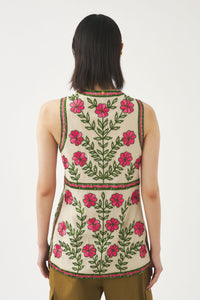 CREAM ARIO GILET