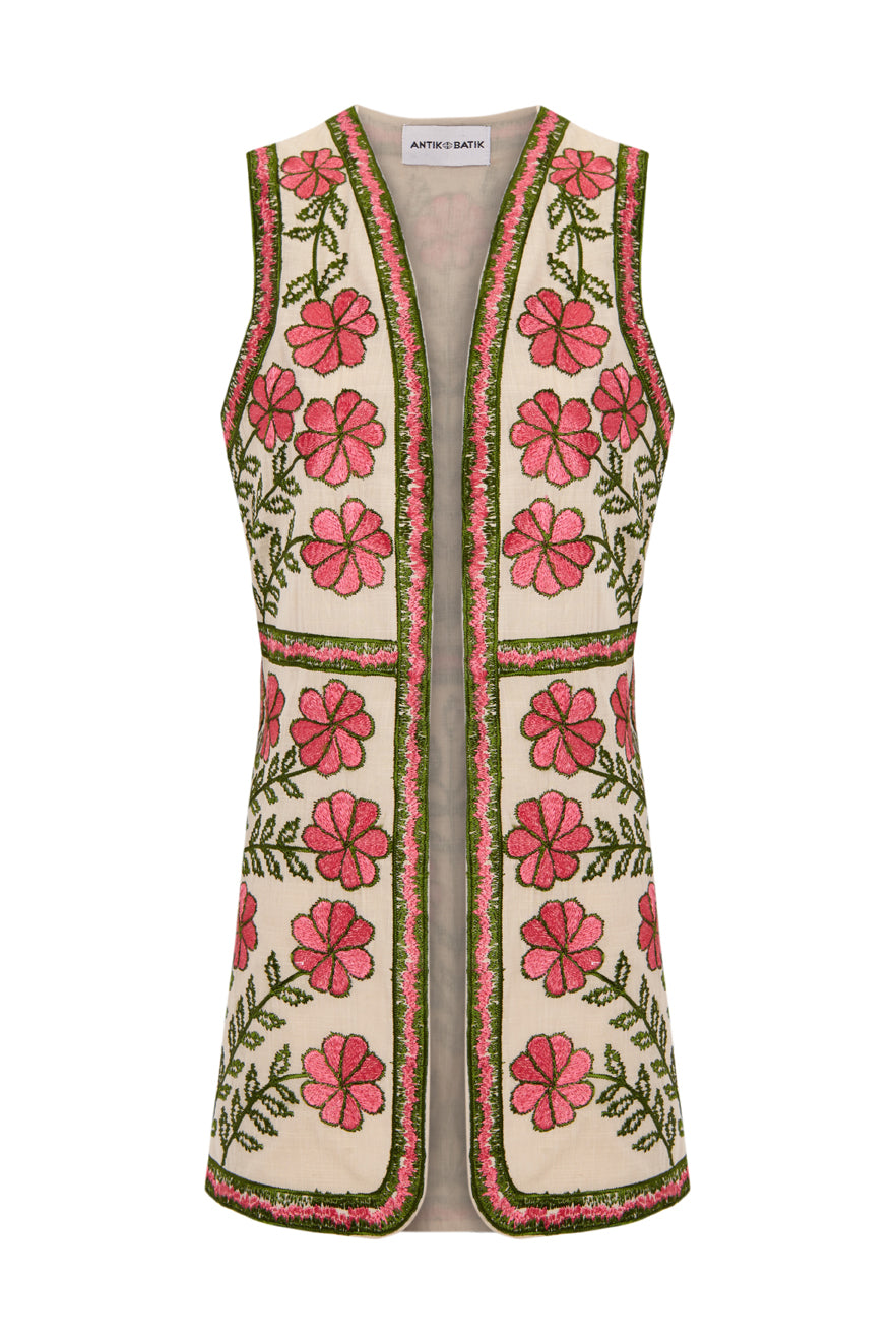 CREAM ARIO GILET