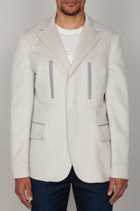 Blazer à détails contrastés - Pale Fawn