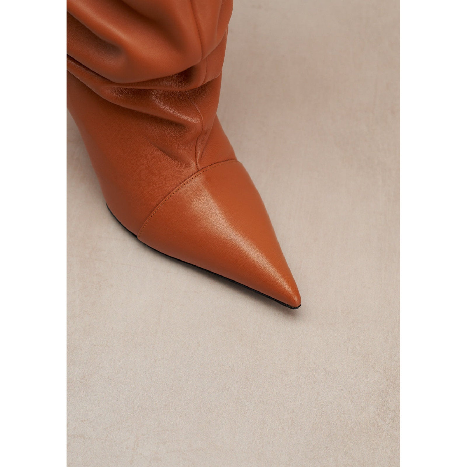 Arizona 100 leather boots - Fauve & Camel