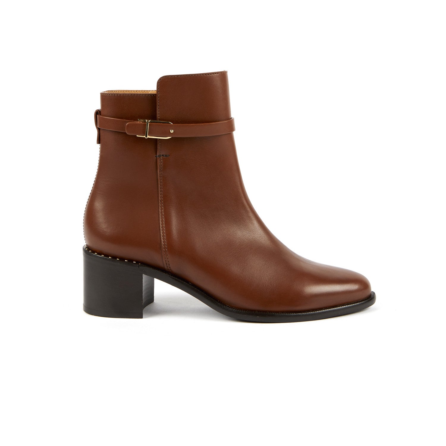 3qty NEW / Bottines AROME SOFTYCALF CUIR P - Caramel