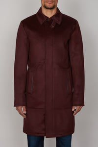 Manteau de ville - Deep Cherry