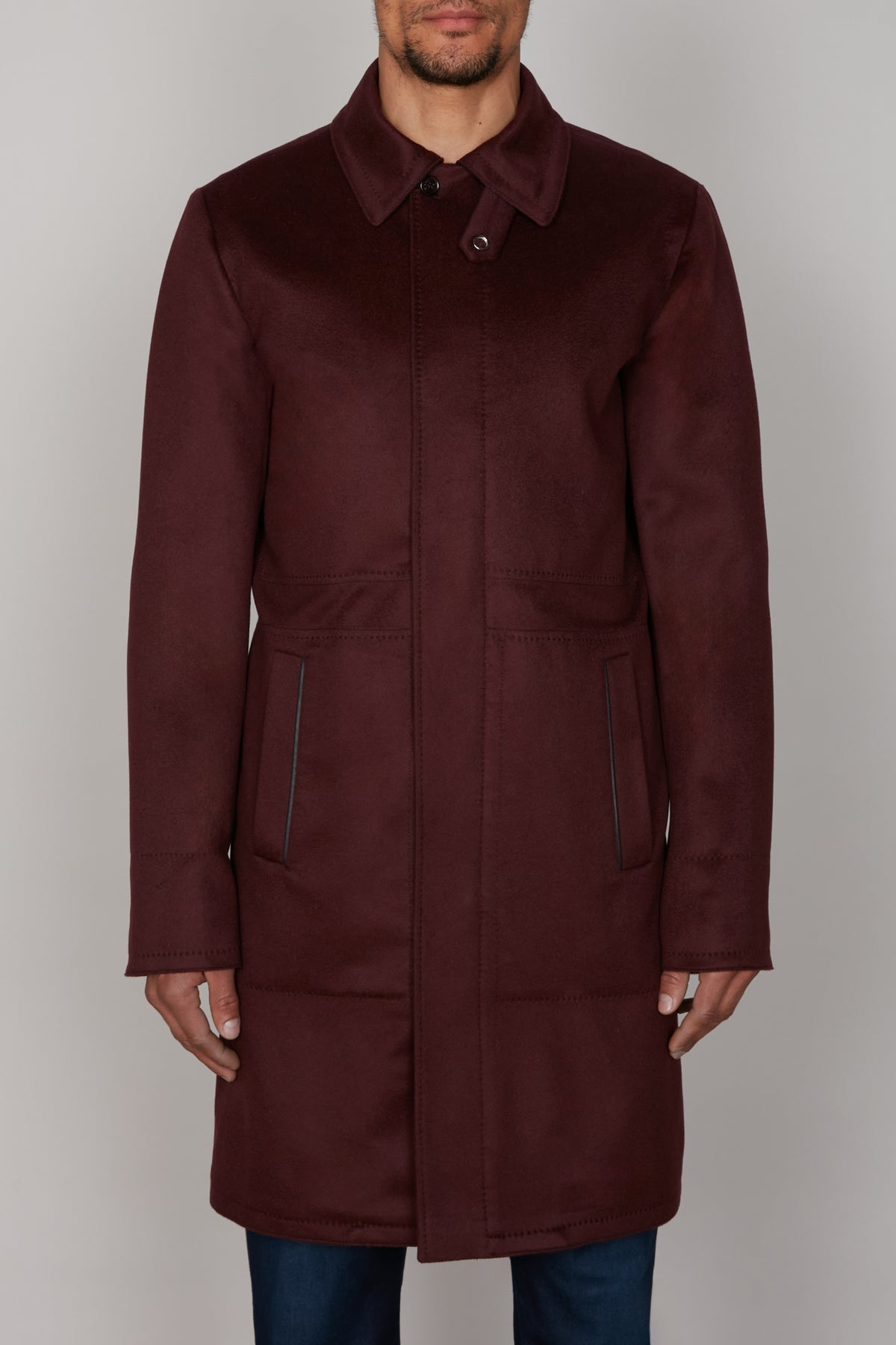 Manteau de ville - Deep Cherry