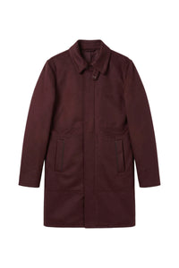 Manteau de ville - Deep Cherry