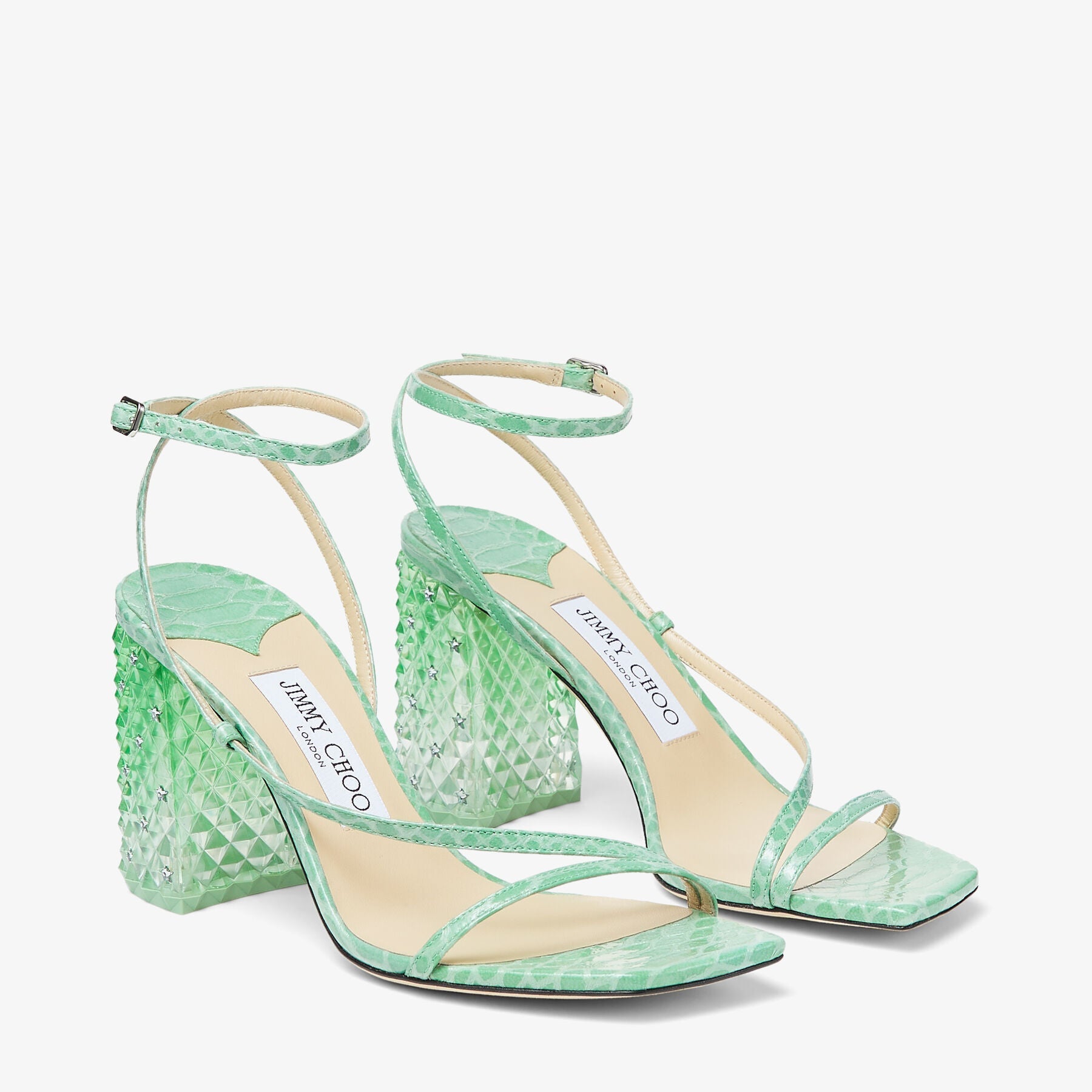 Art 85 leather sandals - Miami Mint