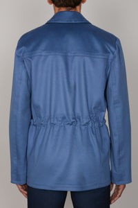 Veste zippée à détails constrastés - Pale Blue Onyx