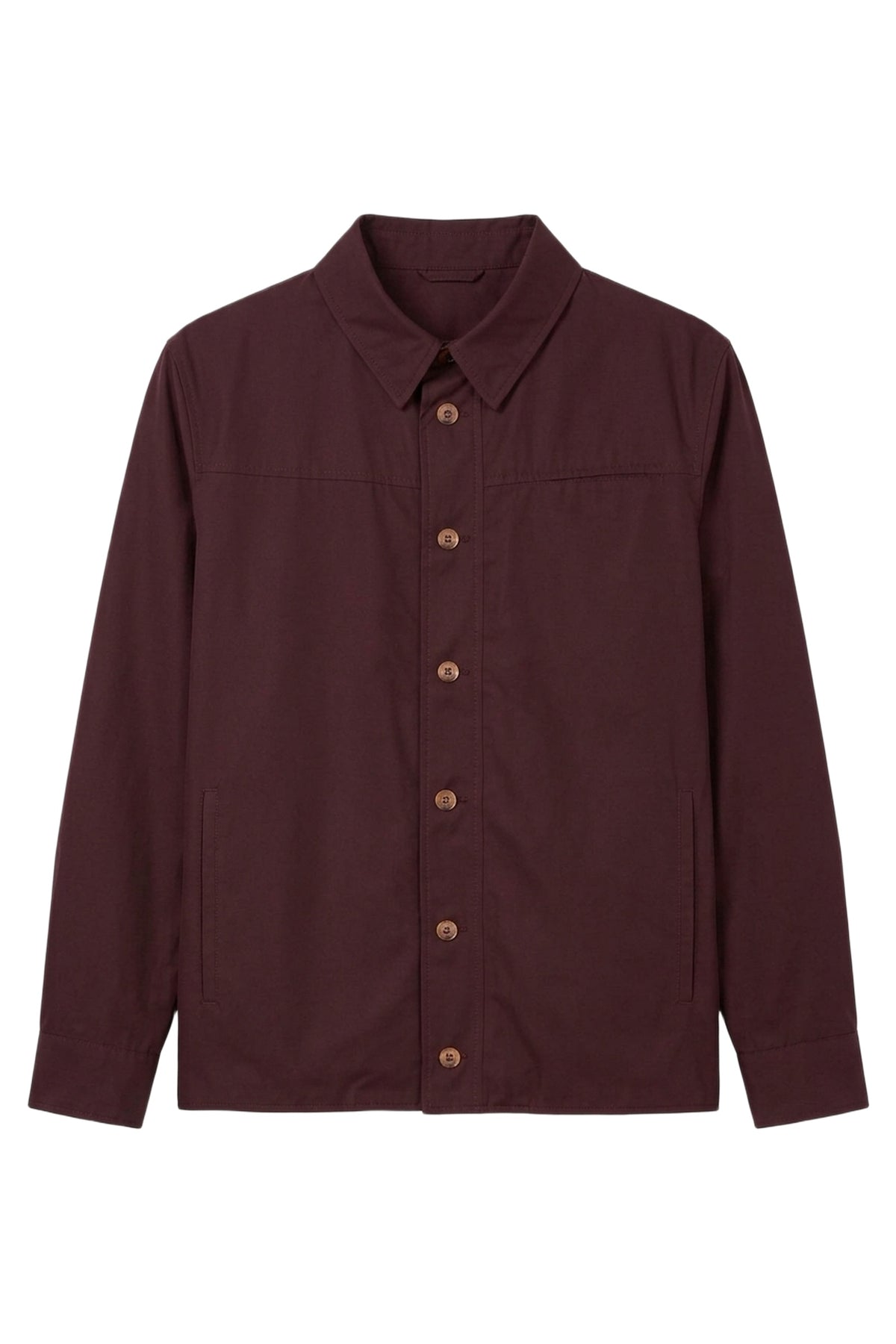 Surchemise en soie - Deep Cherry