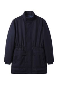 Veste Field ajustée en cachemire - Blue Navy