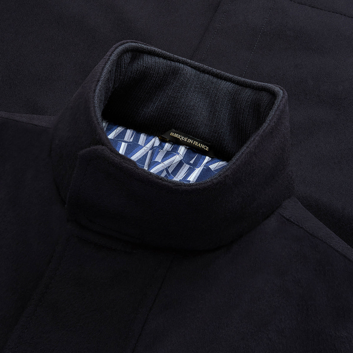 Veste Field ajustée en cachemire - Blue Navy