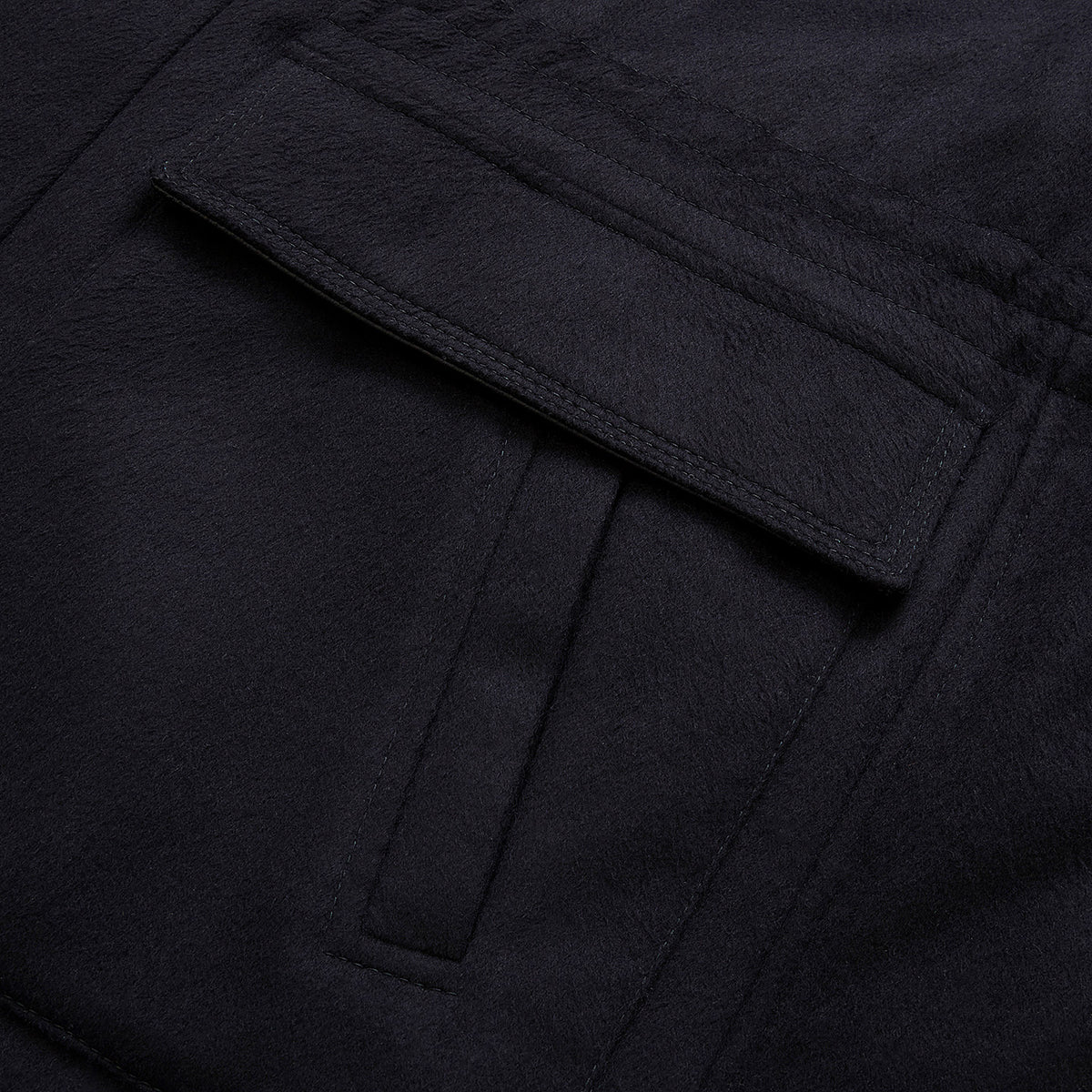 Veste Field ajustée en cachemire - Blue Navy