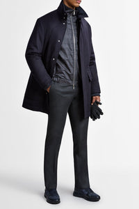 Veste Field ajustée en cachemire - Blue Navy